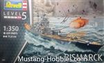 REVELL 1/350 German Bismarck Battleship